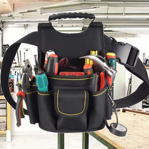 Sac de ceinture pour outils de quincaillerie en toile résistante, multifonctionnel, portable, professionnel, durable, fabriqué en usine BSCI - Product Image 1