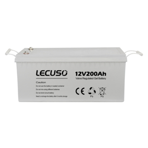LECUSO Best 12V 100AH/200AH/250AH/400AH Heavy Duty <b>Solar</b> Battery Energy Gel Lead Acid for UPS & <b>Lighting</b> Sealed Type LCS-GEL Lea - Product Image 5