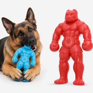 Juguetes Resistentes para Perros de Nailon Ecológico Balboa, con Sabor a Carne, Duraderos, Indestructibles, para Limpieza Dental, para Perros Agresivos - Product Image 1