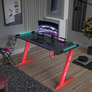 Vente en gros de tables de jeux d'<span class=keywords><strong>ordinateur</strong></span> de luxe en forme de bureau de jeu pour <span class=keywords><strong>ordinateur</strong></span> <span class=keywords><strong>portable</strong></span> <span class=keywords><strong>Gamer</strong></span> avec porte-gobelet - Product Image 1