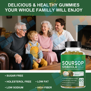 SUNI OEM/ODM Marque Privée Gummies Naturels de Corossol (Graviola) pour Hommes <span class=keywords><strong>et</strong></span> Femmes, Soutien Immunitaire, Vente en Gros, Complément Alimentaire Superaliment - Product Image 5