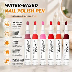 Stylo marqueur pour vernis à ongles en gel 6 couleurs, outil de manucure professionnel - Product Image 3