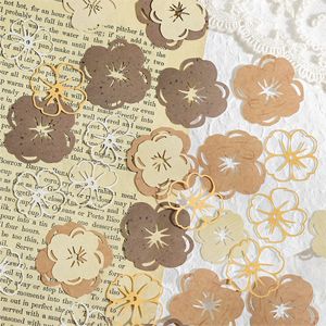 30 <span class=keywords><strong>feuilles</strong></span> par paquet de matériel Collection de ramassage de fleurs Série Fleurs ajourées Manuel Matériel Décoration - Product Image 2