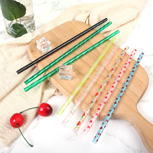 من المصنع قش شرب بلاستيكي ملون للاستعمال مرة واحدة لحفلات الزفاف - Product Image 5