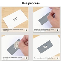 Vente d'usine, étiquettes de sécurité PET anti-effraction authentiques de 16*38 mm, gris, impression d'étiquettes, code QR caché, autocollants à gratter