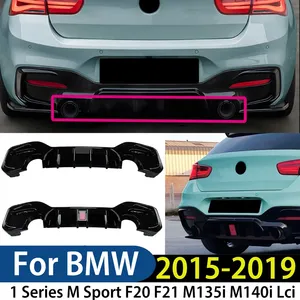 StarNav สำหรับรถยนต์ซีรีส์ 1 M Sport F20 F21 M135i M140i ปี 2015-2019 ชุดแต่งสไตล์ LCI สำหรับกันชนหลังแบบ Splitter Lip Diffuser - Product Image 6