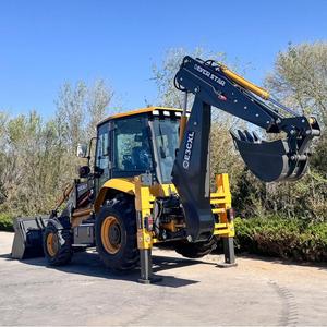 Chargeuse-pelleteuse 4x4, prix usine, 85 kW, diesel, certifiée CE, godet frontal 1 m³, pour agriculture - Product Image 2