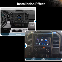Radio Mobil Android 9 Inch 8 Core 4G WIFI GPS DSP Carplay Auto IPS Touch Stereo Multimedia Player untuk Ford Raptor F150 2015~2021