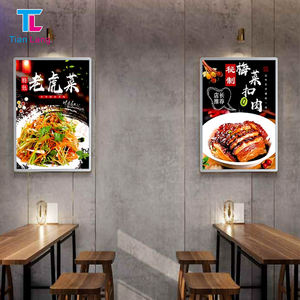 Amplia gama de uso Producto de marketing Caja de luz Led Marco de póster publicitario Cartelera iluminada Restaurantes Menú Caja de luz Signo - Product Image 1