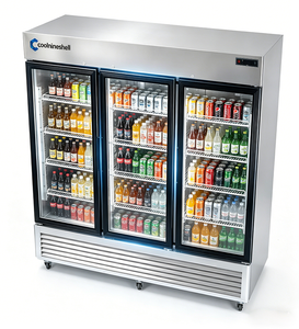 Réfrigérateur à Porte Vitrée Conventionnel pour Boissons Fraîches / Boissons Énergisantes / Boissons Gazeuses / Vitrine Réfrigérée pour Supermarché - Product Image 2