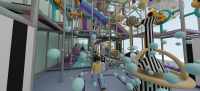 Parque Infantil Interior Estilo Meland de Luckyplay, Emocionantes Proyectos de Gran Altura, Material Plástico, Capacidad de 100-500 kg para >10 Pasajeros
