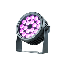 Projecteur PAR LED 6-en-1 étanche 18x20W RGBWA UV à prix abordable, blanc chaud/blanc pour fêtes DJ DMX512/RDM