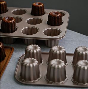 Molde Personalizado de Acero al Carbono con 12 Cavidades y Revestimiento Antiadherente para Pasteles, Muffins y Repostería - Product Image 3