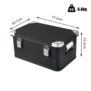 Large Capacity <strong>Camping</strong> Travel Sundries <strong>Storage</strong> <strong>Box</strong> Stackable Aluminum <strong>Storage</strong> Case <strong>Box</strong> - Product Image 5
