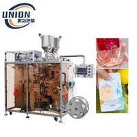 Machine automatique de remplissage et de scellage de sachets stand-up pour shampoing, après-shampoing et produits capillaires, haute précision, longue durée de fonctionnement