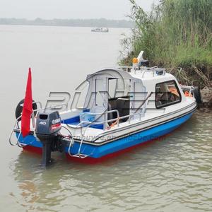 Barco de velocidad de bajo <span class=keywords><strong>precio</strong></span> 17,6 pies 5,38 metros yate de lujo motor de transmisión de popa <span class=keywords><strong>lancha</strong></span> rápida de fibra de vidrio con cabina - Product Image 6