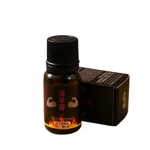 Listo para enviar Aceite de masaje sexual corporal natural para hombre para agrandar el pene