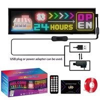 Écran LED flexible couleur, affichage publicitaire, autocollant, enseigne de vitrine, film intelligent pour voiture, semi-extérieur, mural, fabriqué
