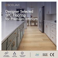 Revêtement de sol en vinyle SPC LVT à clipser, couche d'usure de 20 mil, 4 mm, 5 mm, 6 mm, étanche, écologique, pour cuisine, salle de sport, hôtel, usage commercial