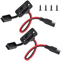 Connecteur mâle-femelle JST SM 2 broches, pas de 2,54 mm, avec câble électrique de 200 mm, gaine en PVC, éclairage LED