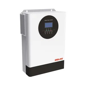 3.5kw 5.5kw Zuivere Sinus Mppt Hybride Zonne-Energie Omvormer, Delixi 3500W Zonne-Energie Omvormer Off Grid 12V 24V 48V