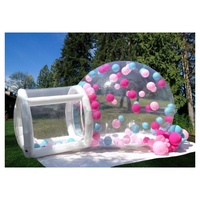Bulle rebond maison ballons soufflant à l'intérieur de cristal clair igloo dôme gonflable tente à bulles