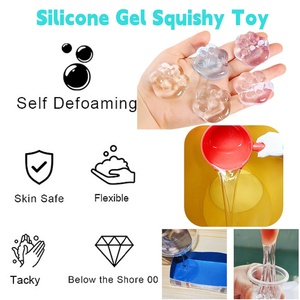 AB Gel Silicone Putty-Jouet Fidget Sensoriel Extensible pour le Soulagement du Stress et de l'Anxiété, TDAH Autisme <span class=keywords><strong>Focus</strong></span>, DIY Fun pour Enfants Adultes - Product Image 3