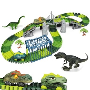 Samtoy 176 pz stelo educativo di assemblaggio giocattolo giocattolo per auto da corsa elettrica dinosauro giocattolo per bambini - Product Image 6