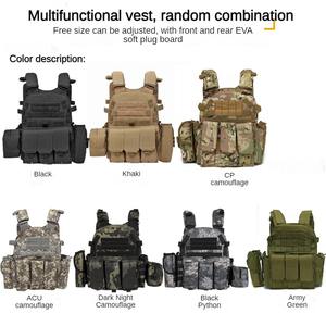 Venta caliente ajustable MultiCam Plate Carrier desmontable Tactico camuflaje chaleco senderismo equipo táctico peso ligero chaleco táctico - Product Image 2