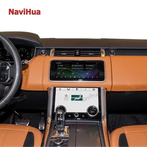 NaviHua moniteur de voiture Navigation 12.3 "à travers le chargement Flip Scree Android autoradio pour Range Rover Vogue Sport Evoque 2014-2018