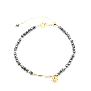 Mini pulsera de <span class=keywords><strong>hematita</strong></span> energía de sanación piedra cuentas de piedras preciosas brazalete de la pulsera - Product Image 6
