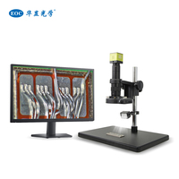 EOC 4K 3840*2160 Ultra UHD Industrial Electron Monocular 2 Lighting LED Light Source Electronic Video Digital Price Microscope