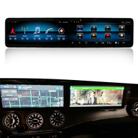 Sistema Multimedia para Coche con Pantalla Doble de 12.3 Pulgadas, Android 13 y Carplay para Mercedes Benz Clase CLA, GLA, A, A45 AMG W176 A180 A200 A250
