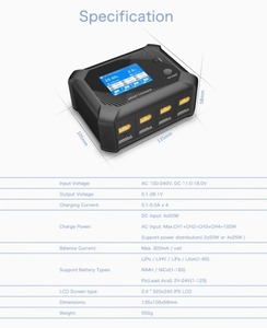 Up9 Intelligent Balancing Charger for PRO Drones Lipo/Lihv/Liion/Life Compatible, 24V Output, LED Display, AC or DC Input - Product Image 5