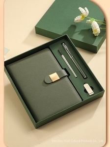 Özel Logo termal deri baskılı notebooklar ciltli ofis planlayıcısı iplik dikiş hediyeler promosyonlar için tutkallı kağıt kumaş PP - Product Image 4