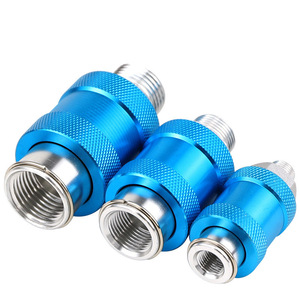 วาล์วสไลด์แบบแมนนวล Dde Dade Pneumatics รุ่น Hsv 06 08 10 15 ผลิตจากอลูมิเนียมอัลลอยด์ พร้อมเกลียวในและเกลียวนอก สำหรับระบบลม - Product Image 3