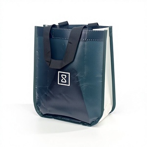 Team-Building Incentive Promotional Eco-friendly PP Extra Large Tote Shopping Bag Letter Pattern for Customized Color Free Gift