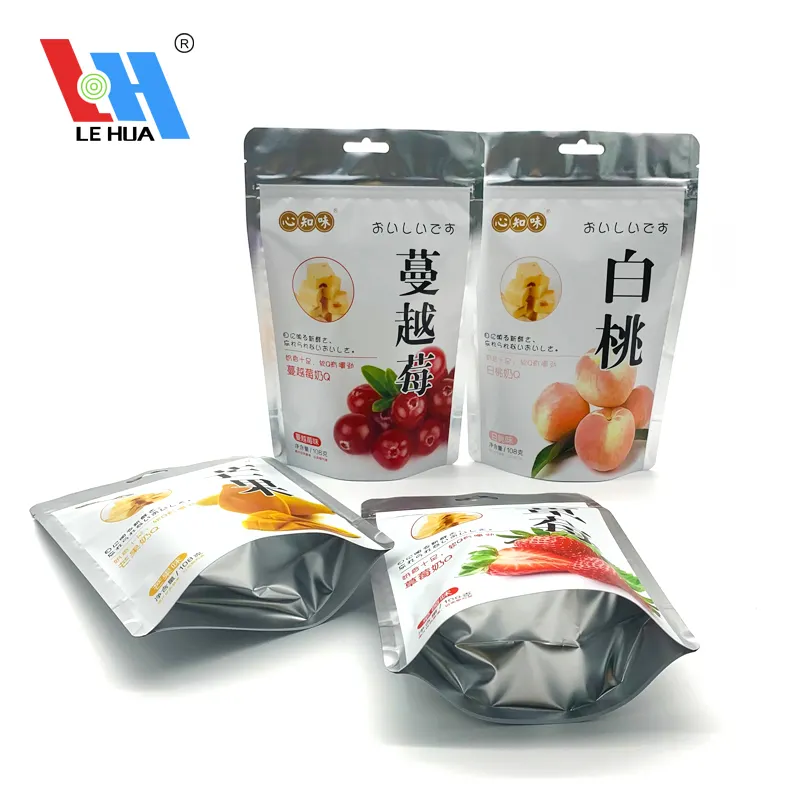 Bolsas de embalaje flexibles personalizadas para alimentos, aperitivos, frutos secos, frutos secos