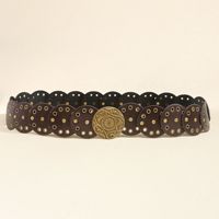 Ceinture à rivets rétro occidentale ZPE2978 - Ceinture ethnique médiévale pour femmes, convient aux robes, jeans et jupes