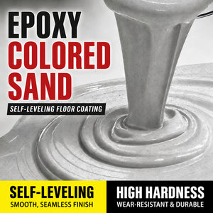 <span class=keywords><strong>Peinture</strong></span> de <span class=keywords><strong>sol</strong></span> autolissante à base de sable coloré époxy, résistante à l'usure et antidérapante, pour sols en ciment intérieurs et extérieurs - Product Image 1