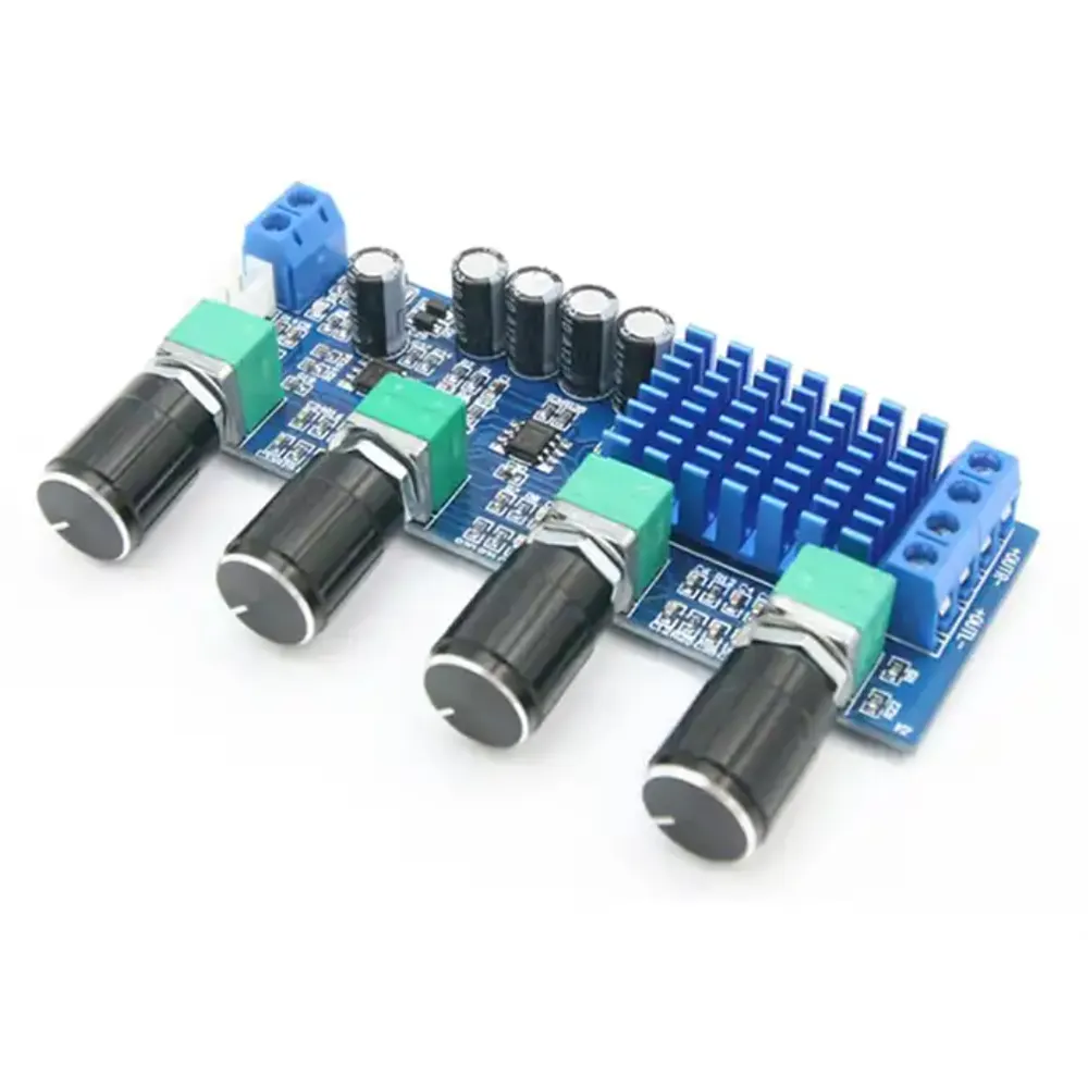 Carte amplificateur haute puissance Audio numérique XH-M577 DC12-24V TPA3116D2 2X80 W Module d'amplis opérationnels de tonalité stéréo à double canal