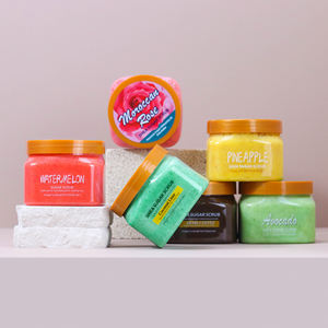 Gommage corporel exfoliant et hydratant en <span class=keywords><strong>gros</strong></span> aux fruits (pêche, pastèque) et au sucre de karité - Product Image 6