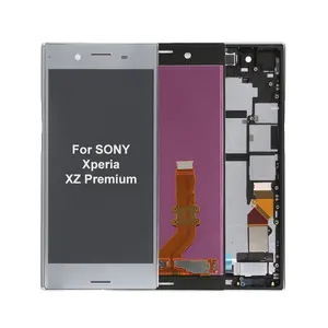 5.5" LCD Display Touch Screen Replacement for SONY Xperia XZ Premium Display XZP G8142 G8141 with Frame