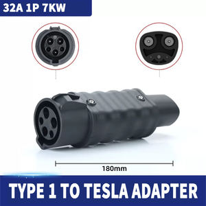 Adaptor Pengisi Daya WUFEN EV Tesla Model Y s X 3 J1772 ke Gbt Adaptor 32A 7kw Tipe 2 ke Tipe 1 Konverter Pengisian Daya untuk Semua Negara - Product Image 4