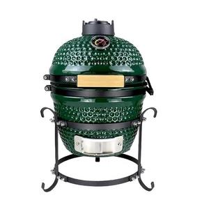 Barbecue miniature sans fumée Auplex Premium moderne Parrilla <span class=keywords><strong>Pro</strong></span> 12,6 pouces avec rôtissoire en céramique rouge Kamado - Product Image 4