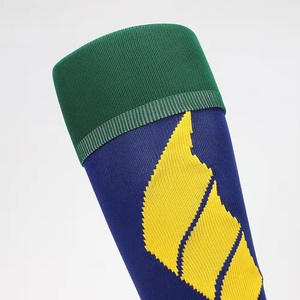 Custom Men's Summer Soccer Knee <b>Socks</b> – Non-Slip Breathable Sweat-Absorbent with Cuff/Body Logo - Product Image 3