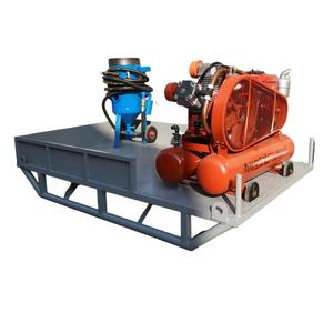 Portable Mini <b>Sandblaster</b> Machine High Blasting Metal Rust Removal Burnishing Professional Cleaning Tool 120L - Product Image 1