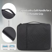 Housse pour ordinateur portable 14/16 pouces MacBook Pro/Surface/Acer//Huawei/Dell/ Sac à bandoulière durable pour ordinateur portable, résistant aux chocs, portable