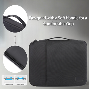 Dizüstü Bilgisayar Kılıfı Çantası 14/<span class=keywords><strong>16</strong></span> inç MacBook Pro/Surface/Acer//Huawei/<span class=keywords><strong>Dell</strong></span>/ İş İçin Dayanıklı Askılı Darbeye Dayanıklı Taşınabilir Dizüstü Bilgisayar Çantası - Product Image 4