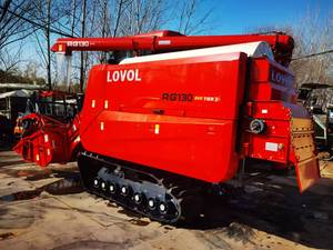 Nuovo grande <span class=keywords><strong>granaio</strong></span> 2.4m larghezza di lavoro LOVOL RG130EVO riso e mais risaia mietitrebbia con cabina per la vendita a buon mercato - Product Image 4
